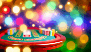 alt_text: A dynamic cover for "บาคาร่าออนไลน์ ambgogo" featuring a digital baccarat table and luxurious colors.