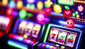 alt_text: Exciting cover image for "ambgogo" featuring vibrant slots, neon lights, and thrilling gameplay vibe.