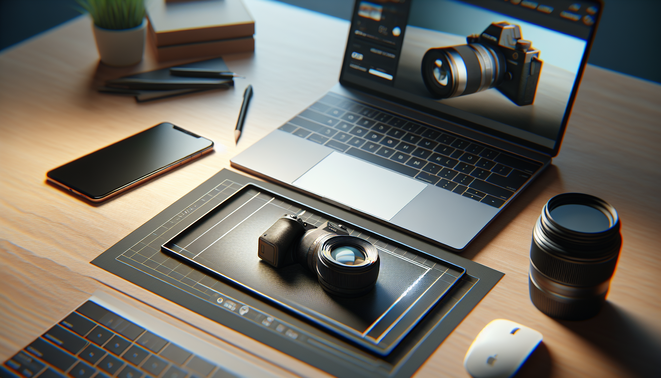 alt_text: Professional cover image for "ambgogo คือ" featuring a sleek laptop and smartphone on a desk.